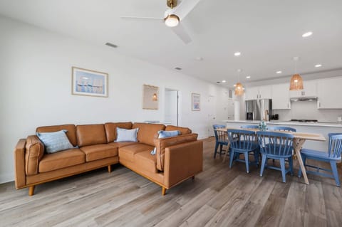 Where living, dining, and kitchen flow seamlessly together