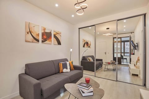 Espace à vivre a canapé lit