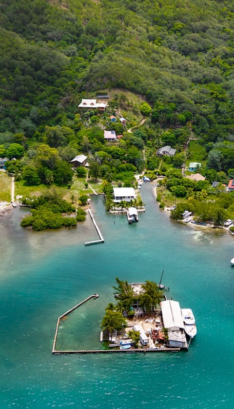 The Bight, Guanaja, where your home will be