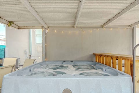 Unheated soaking pool—perfect for refreshing dips and laid-back lounging