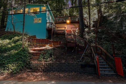 Architecture, Building, House, Staircase, Handrail