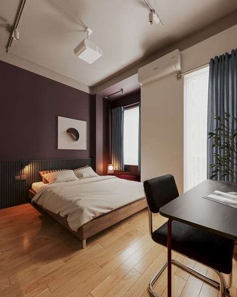 Deluxe Studio, Balcony, City View | Desk, laptop workspace, free WiFi