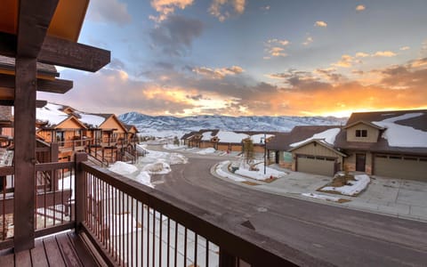 Balcony off Living / Dining rooms - sunset views