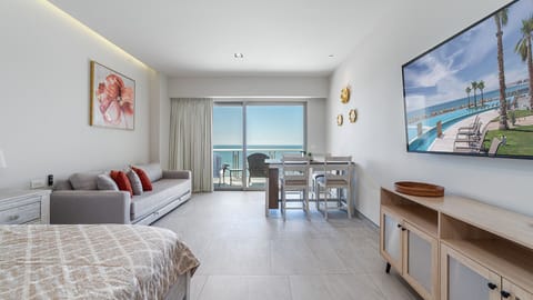 This studio floorpan offers complete comfort
