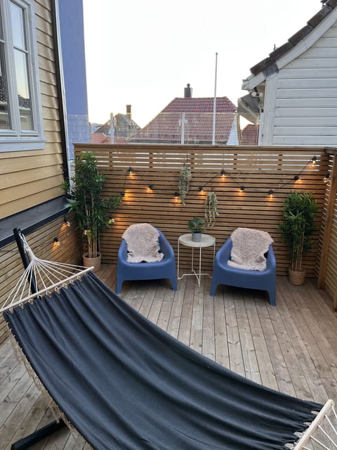 Cosy and secluded outdoor area.