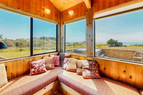 Your outdoor deck is perfect for soaking up sunshine or stargazing, creating unforgettable memories in this serene coastal escape.