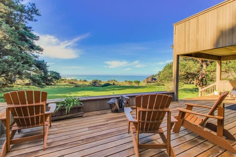 Step onto the expansive deck and sip your morning coffee while soaking in the breathtaking ocean views.