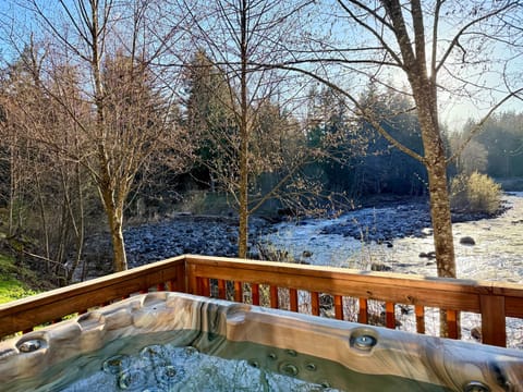 Enjoy the view from the hot tub