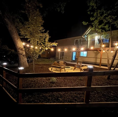 Front yard Fire pit area 