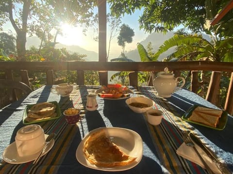 Double Room, Mountain View | Outdoor dining