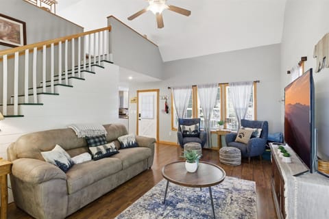 Comfortable seating for gathering after a day of exploring