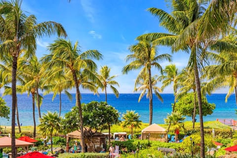Bold blue ocean views and sunny skies are yours to take in from the resort grounds. HKK-203