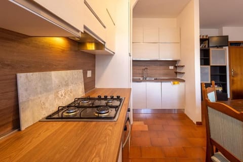 Apartment, Balcony | Private kitchen | Fridge, oven, espresso maker, electric kettle