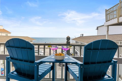 Enjoy high top seating and views to start or end your day