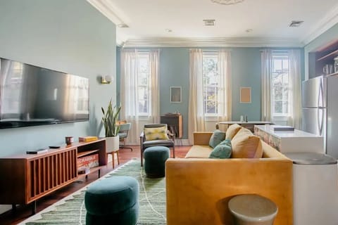 Welcome to your lofty retreat, steps from Greenwich Village.