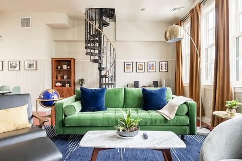 Catch up in the open and airy living area