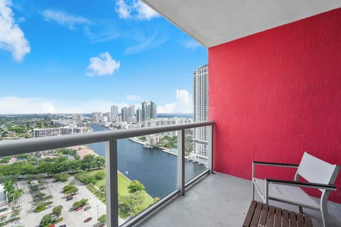 Apartment and balcony views 