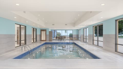 Indoor pool, outdoor pool