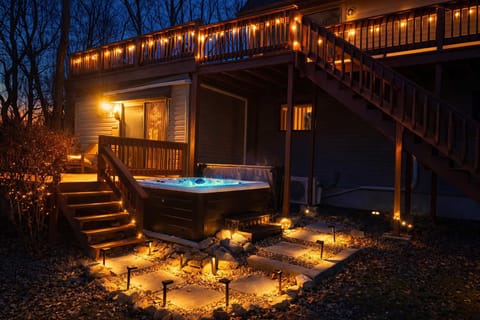 Get ready for evenings in your private hot tub under the stars! 