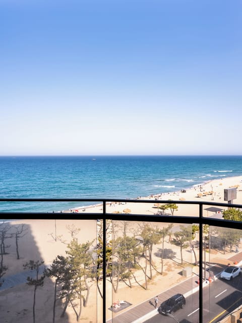 Beach nearby, white sand