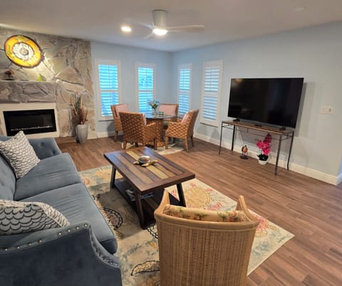 Living Room with Fireplace