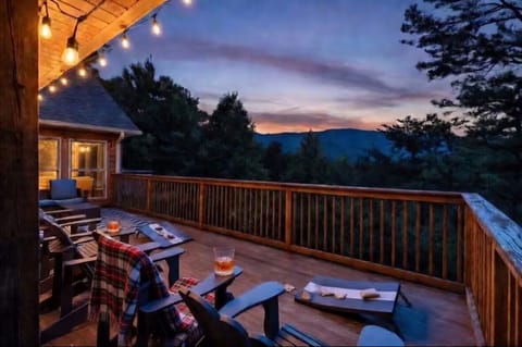 Enjoy the stunning views of the Smokies from the back deck!