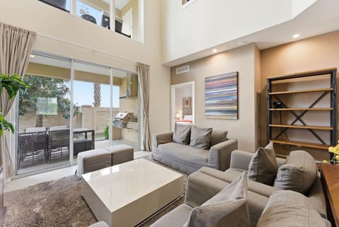 Villa (4 Bedrooms) | Living area | 50-inch TV with cable channels