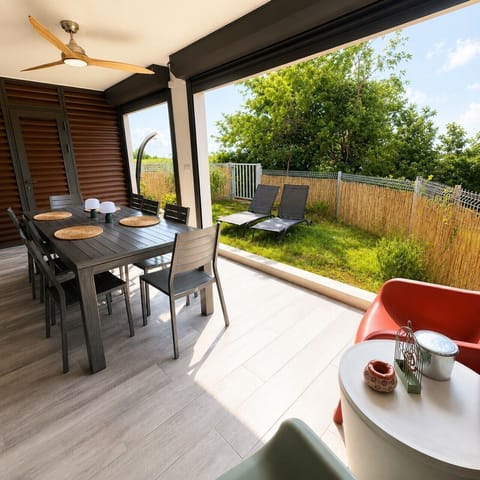 Terrasse et jardin