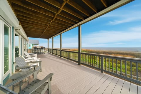 Enjoy stunning ocean views from this spacious deck