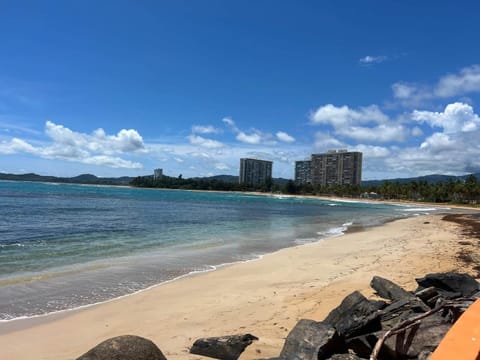 Beach in front