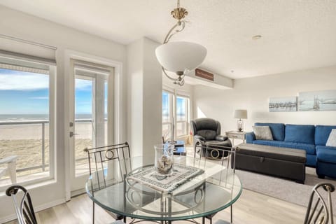 Dine indoors then step out to your private balcony to enjoy the ocean breeze.