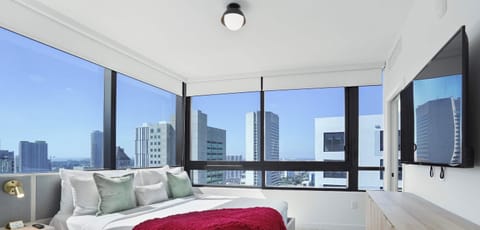 Wake up to panoramic Downtown Miami views from your king bedroom.