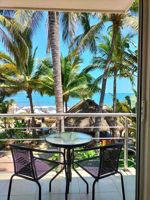 Standard Quadruple Room, Balcony, Ocean View | Outdoor dining