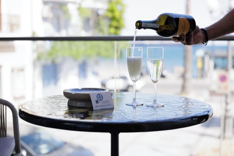 Deluxe Double Room, Sea View | Outdoor dining