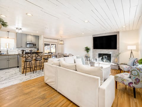 Step inside and the trip starts to feel settled: an open living, dining, and kit