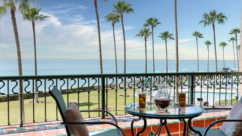 Enjoy views from the balcony
