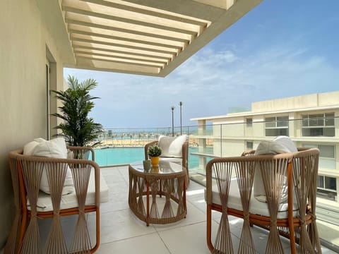 Chalet, 2 Bedrooms, Sea View | Terrace/patio