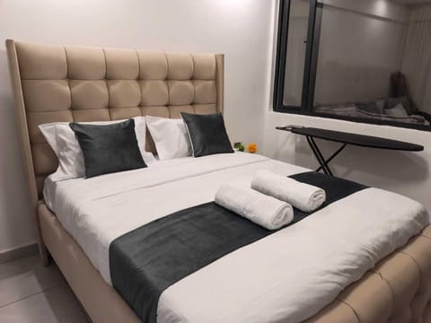 Deluxe Apartment, City View | Desk, laptop workspace, free WiFi