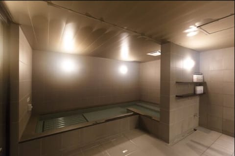Indoor spa tub