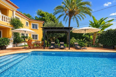 Garden and swimming pool