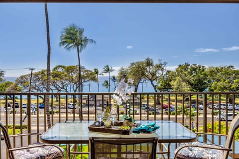 Private lanai with lush tropical views—perfect for morning coffee or sunset wine