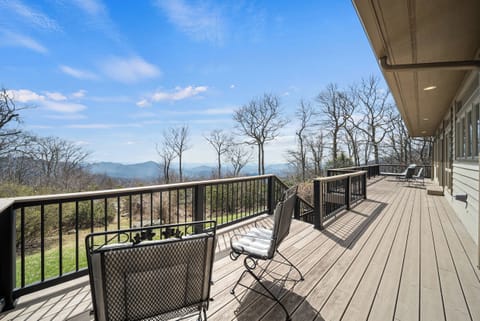 Long Range Mountain View from the Spacious Deck