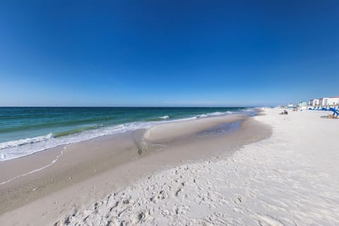 On the beach