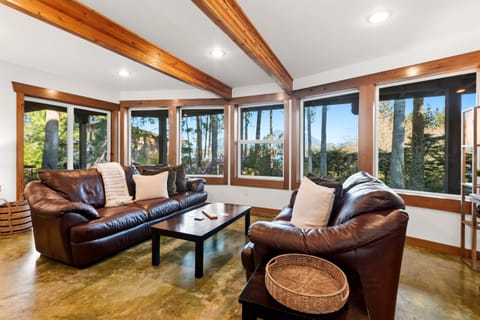 Living room with views