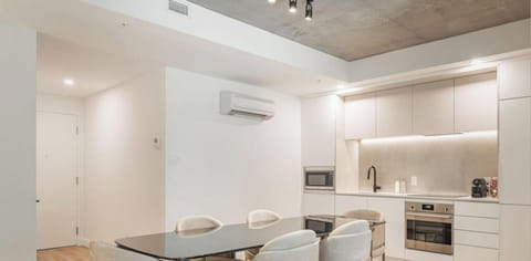 Dining area and kitchen