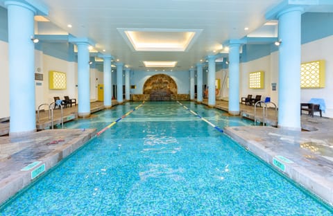 Indoor pool, seasonal outdoor pool