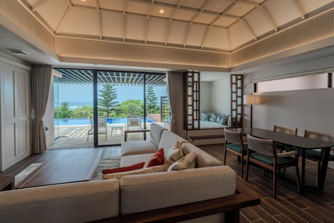 Pool Villa Suite with Daybed & Loft, includes Lounge Access, Non Smoking | Down comforters, in-room safe, blackout drapes, iron/ironing board