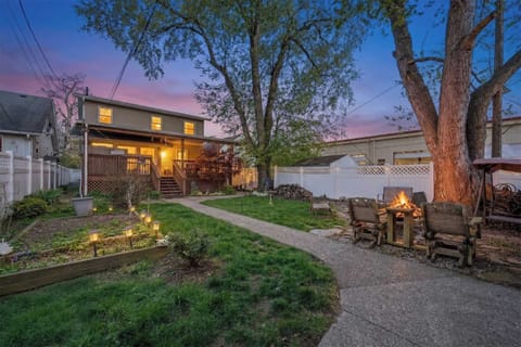 Backyard Retreat with Fire Pit | Gather Under the Trees for Cozy Evenings and Effortless Outdoor Living