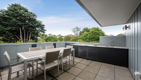 Alfresco dining area and BBQ 