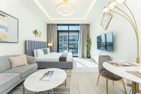 Exclusive Studio, Non Smoking, City View | Living area | 40-inch Smart TV with digital channels